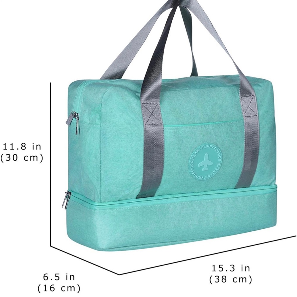 Gym Bag with Shoes Compartment Travel Duffel Bag Swim Bag
